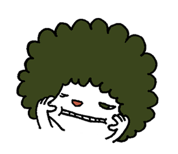 Afro man ! sticker #8439354