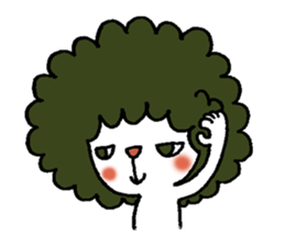 Afro man ! sticker #8439355