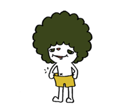 Afro man ! sticker #8439356