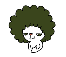 Afro man ! sticker #8439357