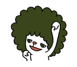 Afro man ! sticker #8439358