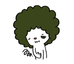 Afro man ! sticker #8439363