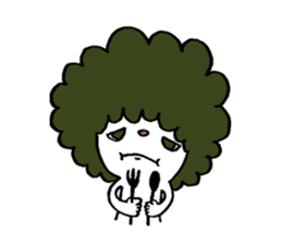 Afro man ! sticker #8439364