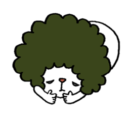 Afro man ! sticker #8439365