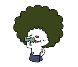 Afro man ! sticker #8439379