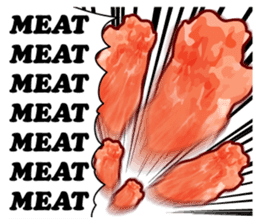 MEAT ENGLISH sticker #8439393