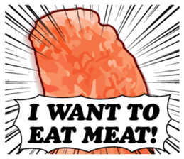 MEAT ENGLISH sticker #8439410