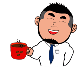 Kenta San Office Man (Eng) sticker #8440352
