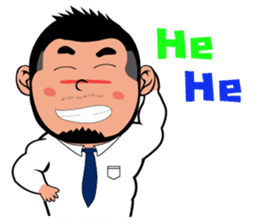 Kenta San Office Man (Eng) sticker #8440353