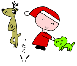 Christmas of Goko and Rokko sticker #8440463