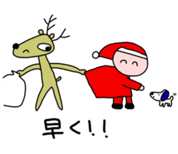 Christmas of Goko and Rokko sticker #8440466