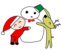 Christmas of Goko and Rokko sticker #8440469