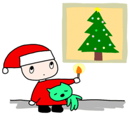 Christmas of Goko and Rokko sticker #8440477