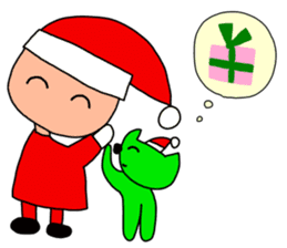 Christmas of Goko and Rokko sticker #8440478
