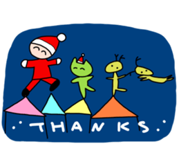 Christmas of Goko and Rokko sticker #8440483