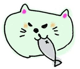 sayo's lovely cat sticker #8441038