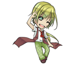 Flowers teenager sticker #8441265