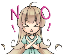 Flowers teenager sticker #8441277