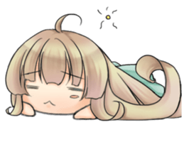 Flowers teenager sticker #8441281