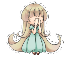 Flowers teenager sticker #8441283