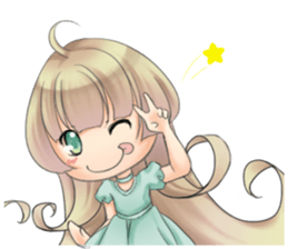 Flowers teenager sticker #8441285