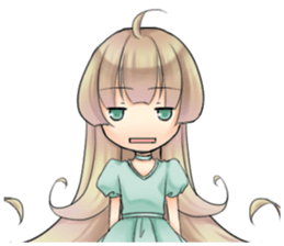 Flowers teenager sticker #8441287