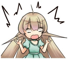 Flowers teenager sticker #8441293