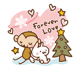 SARUO and USAMI 7 Christmas and New Year sticker #8441504