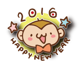 SARUO and USAMI 7 Christmas and New Year sticker #8441516