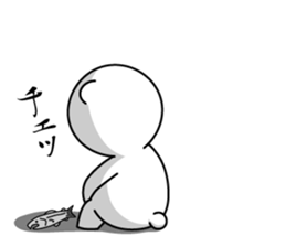 The bear which writes skillfully sticker #8441574