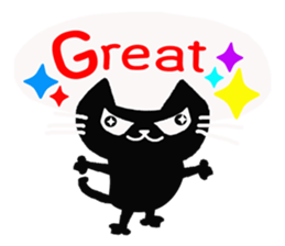 Inky Black Cat sticker #8441910
