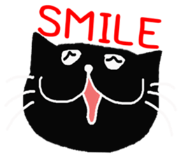 Inky Black Cat sticker #8441926