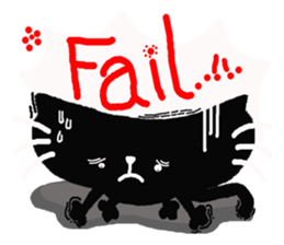 Inky Black Cat sticker #8441927