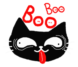 Inky Black Cat sticker #8441930