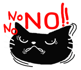 Inky Black Cat sticker #8441932