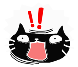 Inky Black Cat sticker #8441934
