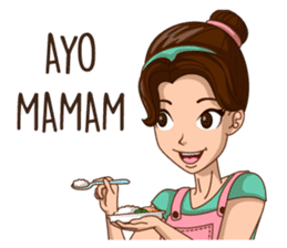 mamaku cayang sticker #8442195