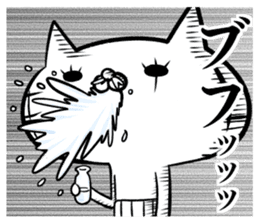 Chivalrous spirit cat fierce battle sticker #8442504