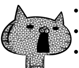 Chivalrous spirit cat fierce battle sticker #8442535