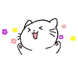 Cat say congratulations sticker #8442605