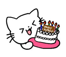 Cat say congratulations sticker #8442612