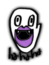 lip ghost sticker #8442953