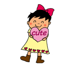 Baby and girls sticker #8443178