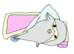 Lovely fish stickers sticker #8443620