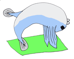 Lovely fish stickers sticker #8443623