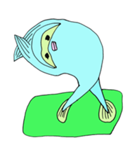 Lovely fish stickers sticker #8443637