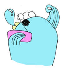 Lovely fish stickers sticker #8443647