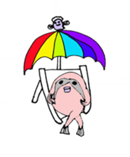 Lovely fish stickers sticker #8443649