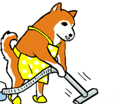 Delusion of the Japanese midget Shiba sticker #8443780