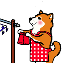 Delusion of the Japanese midget Shiba sticker #8443781